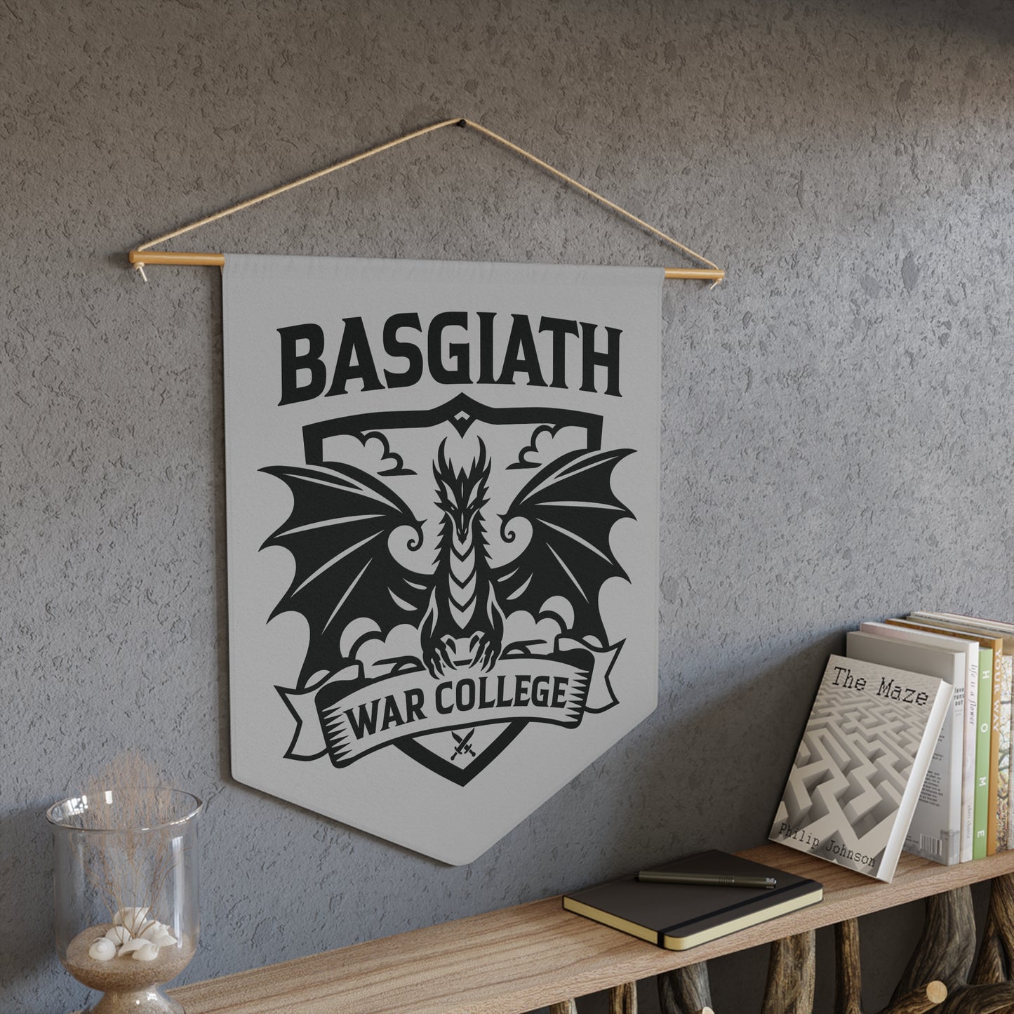 Fourth Wing Basgiath Pennant